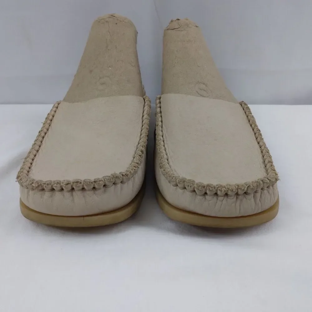 Soul Of Africa Leather Slide Mules Shoes Boho Minimalist Women's Size 37 US 6.5